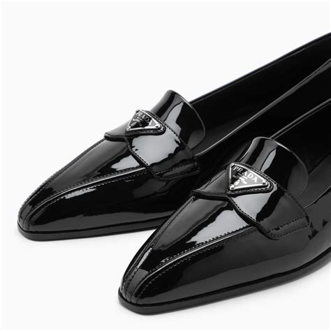 patent prada loafers|prada pointy toe loafers.